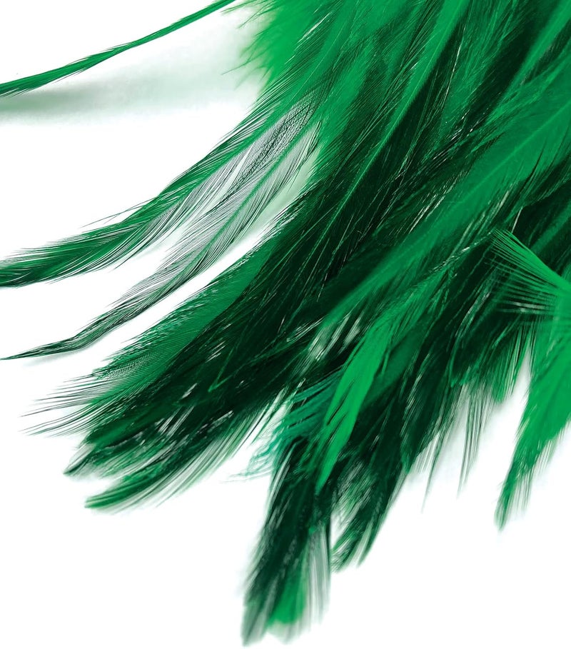 Creative Angler Saddle Hackle Fly Tying Materials - Natural Feathers for Wet Flies, Rooster Feathers, Hair Feathers for Crafts, Fly Tying Kit - Small Feathers Combo Pack of Steelhead Colored Feathers - Image 4